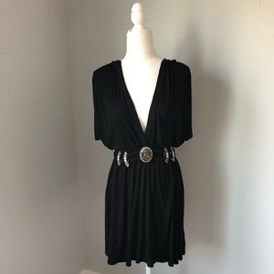 Black Belted Dress.  sample sale find
